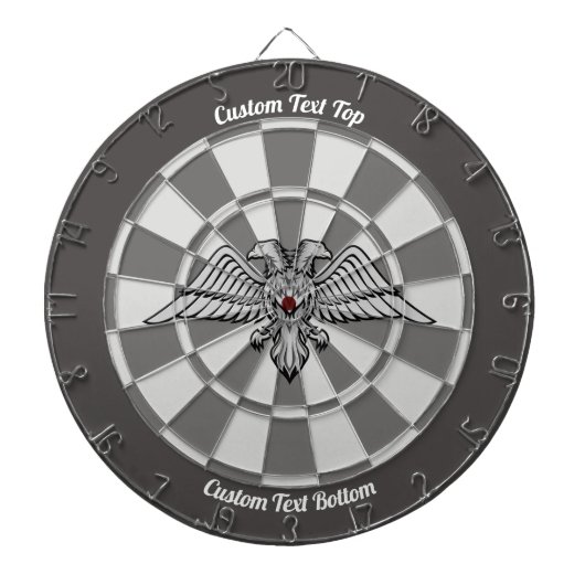 Gray Eagle mit zwei Heads Dart Board Dartscheibe (vorne)
