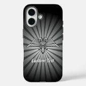 Gray Eagle mit zwei Heads iPhone Case (Rückseite)