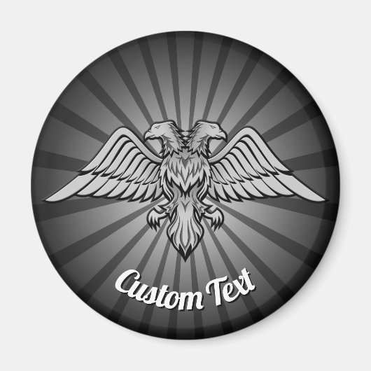 Gray Eagle mit zwei Heads Magnet (Vorne)