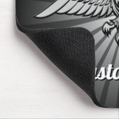Gray Eagle mit zwei Heads Maus Pad Mousepad (Ecke)