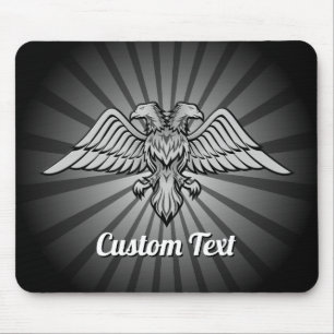 Gray Eagle mit zwei Heads Maus Pad Mousepad