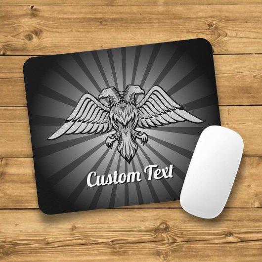 Gray Eagle mit zwei Heads Maus Pad Mousepad