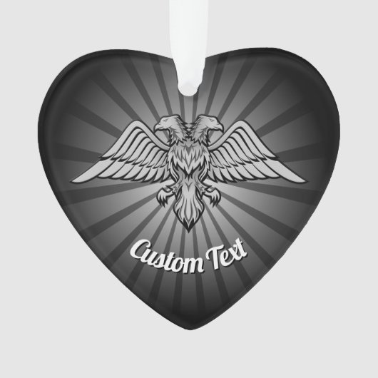 Gray Eagle mit zwei Heads Ornament (Vorderseite)