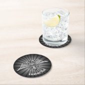 Gray Eagle mit zwei Heads Paper Untersetzer (Vor Ort)