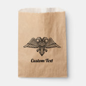 Gray Eagle mit zwei Köpfen Gefallen Bag Geschenktütchen (Vorderseite)