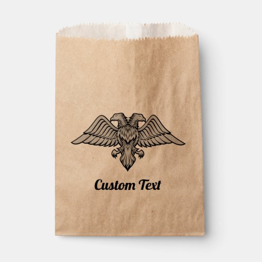 Gray Eagle mit zwei Köpfen Gefallen Bag Geschenktütchen (Vorderseite)