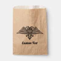 Gray Eagle mit zwei Köpfen Gefallen Bag