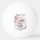 Gray Easter Bunny Personalized Ping Pong Ball Tischtennisball (Vorderseite)