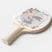 Gray Easter Bunny Personalized Ping Pong Paddle Tischtennis Schläger (Vorderseite)