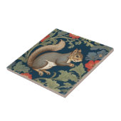 Gray Eichhörnchen William Morris Stil Richtig gege Fliese (Seite)