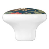 Gray Eichhörnchen William Morris Stil Richtig gege Keramikknauf (Seitenansicht)