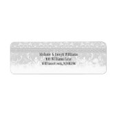 Gray Elegance Address Labels (Vorne)
