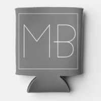 Gray Elegant Einzigartig Mit Monogramm