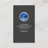 Gray Elegant Imitate Gold Zuhause Builder Construc Visitenkarte (Rückseite)