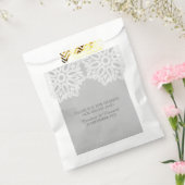 Gray Elegant Lace Favor Bags Geschenktütchen (Versiegelt)