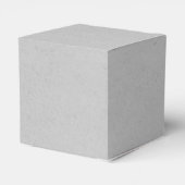 Gray Elegant Lace Favor Boxes Geschenkschachtel (Rückseite)