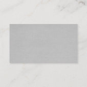 Gray Elegant Lace Platzkarten (Rückseite)