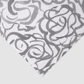 Gray Elegante neutrale Wirbel Abstrakte Wasserfarb Seidenpapier (Ausschnitt)