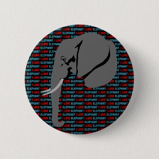 Gray Elephant Button (Vorderseite)