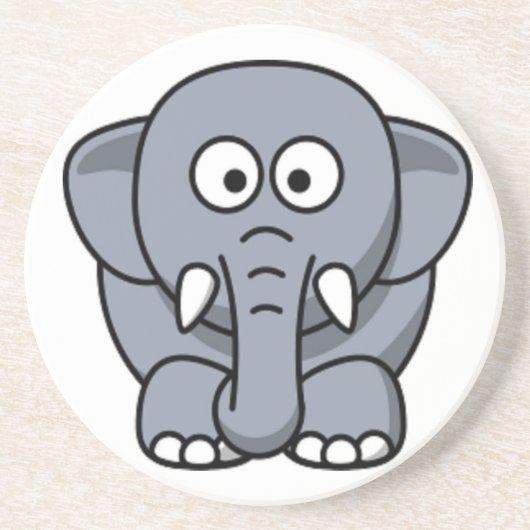 GRAY ELEPHANT GETRÄNKEUNTERSETZER (Vorne)