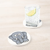 GRAY ELEPHANT GETRÄNKEUNTERSETZER (Seite)