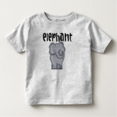 Gray Elephant Kleinkind T-shirt (Vorderseite)