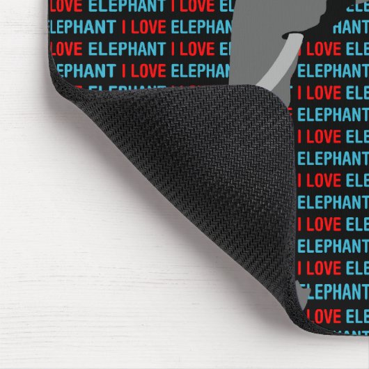 Gray Elephant Mousepad (Ecke)
