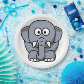 GRAY ELEPHANT PAPPTELLER (Party)