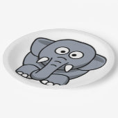 GRAY ELEPHANT PAPPTELLER (Schrägansicht)