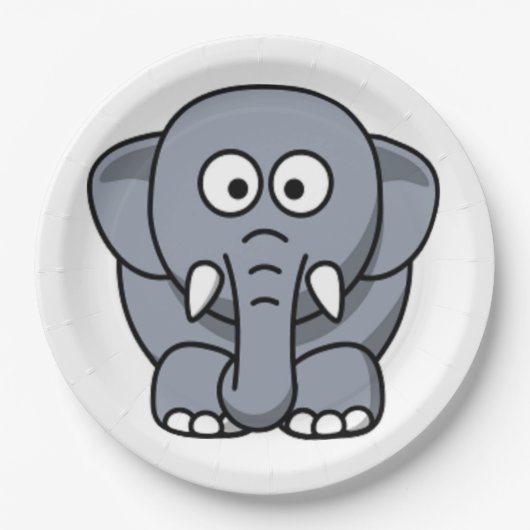 GRAY ELEPHANT PAPPTELLER (Vorderseite)