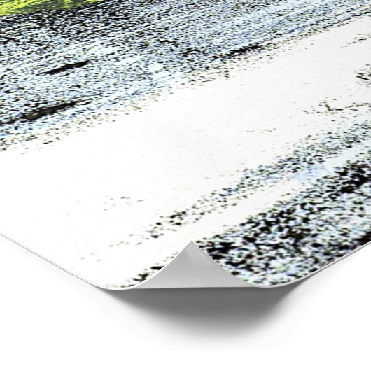 Gray Elephant Poster (Ecke)