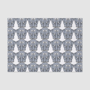 GRAY ELEPHANT SEIDENPAPIER