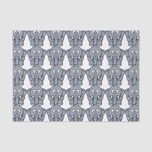 GRAY ELEPHANT SEIDENPAPIER (Vorderseite)