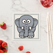 GRAY ELEPHANT SERVIETTE (Beispiel)