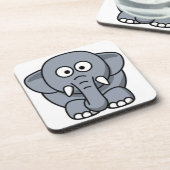 GRAY ELEPHANT UNTERSETZER (Linke Seite)