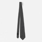 Gray - Emo - Goth - Neck Tie Krawatte (Rückseite)