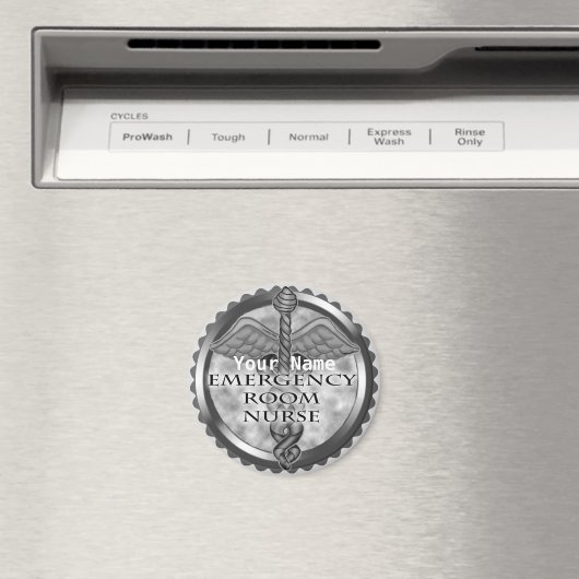 Gray ER Nurse Magnet (In Situ (Geschirrspüler))
