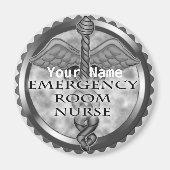Gray ER Nurse Magnet (Vorne)
