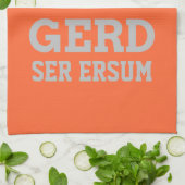 Gray Ermahgerd Küchentuch (Gefaltet)