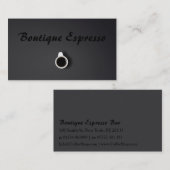 Gray Espresso Bar Coffee Shop - Visitenkarte (Vorne/Hinten)