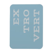 Gray Extrovert Flexi Magnet (Vertikal)