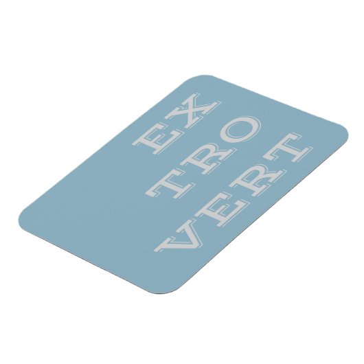 Gray Extrovert Flexi Magnet (Linke Seite)