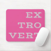 Gray Extrovert Mousepad (Mit Mouse)