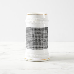 Gray Fabric Beer Stein Bierglas