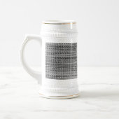 Gray Fabric Beer Stein Bierglas (Links)