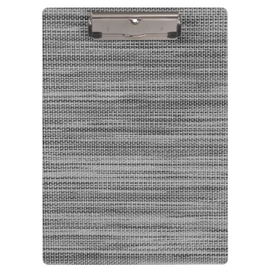 Gray Fabric Clipboard Klemmbrett (Vorderseite)