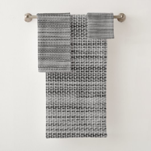Gray Fabric Cloth Badhandtuch Set (Insitu)
