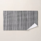Gray Fabric Cloth Badhandtuch Set (Handtuch)
