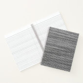 Gray Fabric Cloth Notizblock (Innenseite)