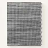 Gray Fabric Cloth Notizblock (Rückseite)